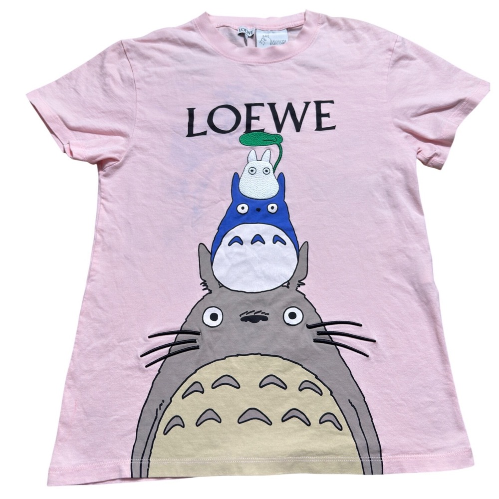 Loewe x Studio Ghibli My Neighbor Totoro Pink Graphic T-Shirt S